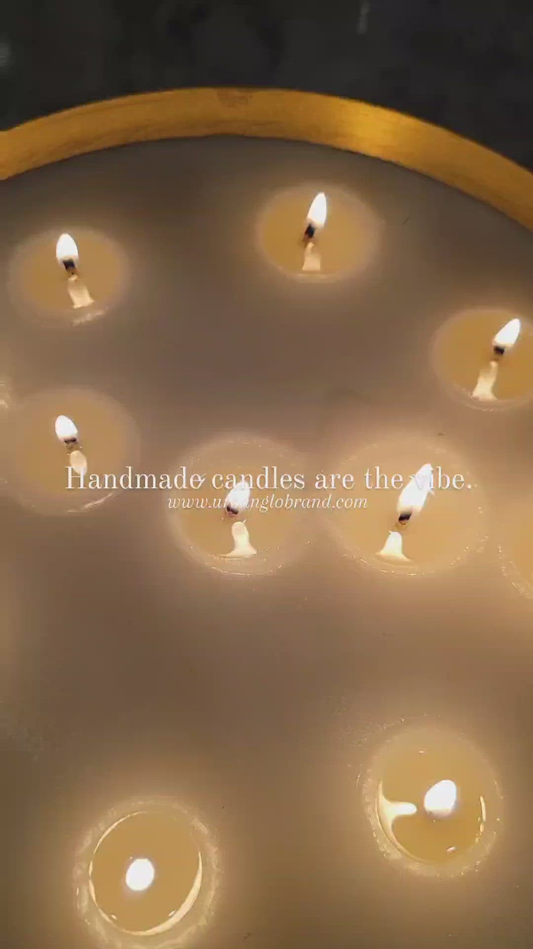 Night GLO Candle Bowl Urban GLŌ